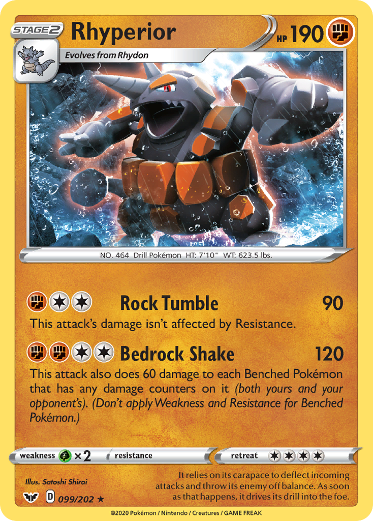 Rhyperior (099/202) [Sword & Shield: Base Set] | Tables and Towers