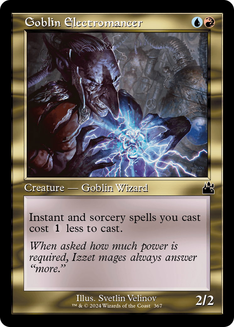 Goblin Electromancer (Retro Frame) [Ravnica Remastered] | Tables and Towers