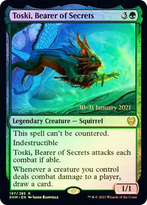 Toski, Bearer of Secrets [Kaldheim Prerelease Promos] | Tables and Towers