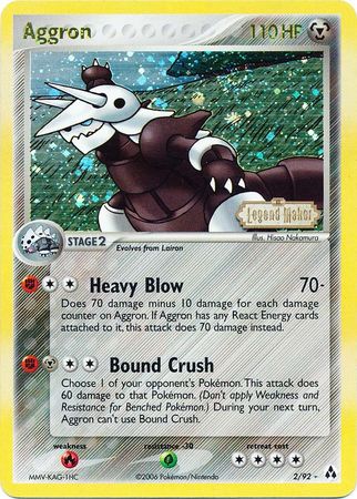 Aggron (2/92) (Stamped) [EX: Legend Maker] | Tables and Towers