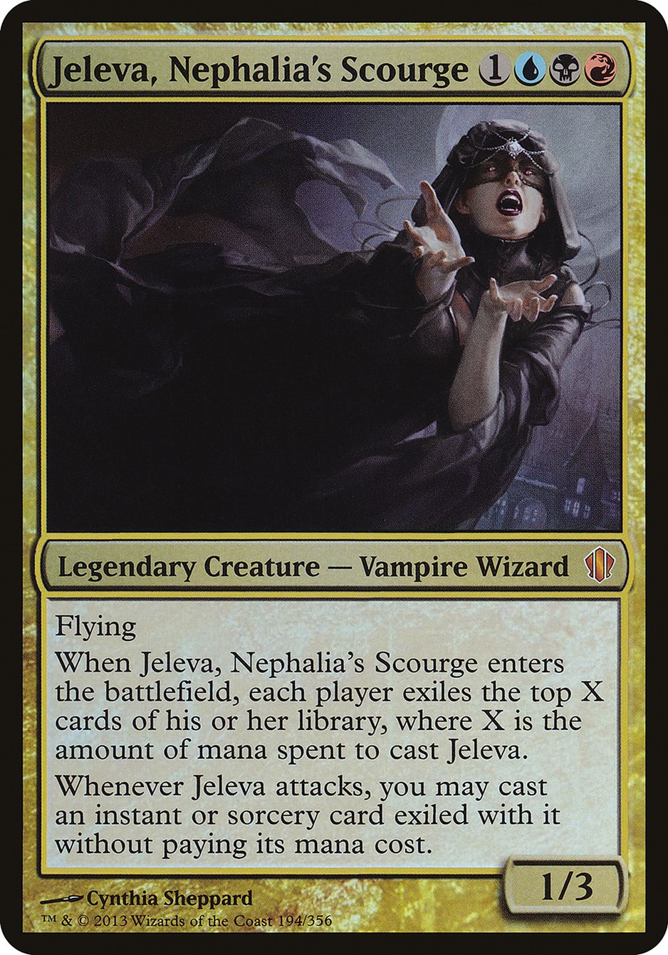 Jeleva, Nephalia's Scourge (Oversized) [Commander 2013 Oversized] | Tables and Towers