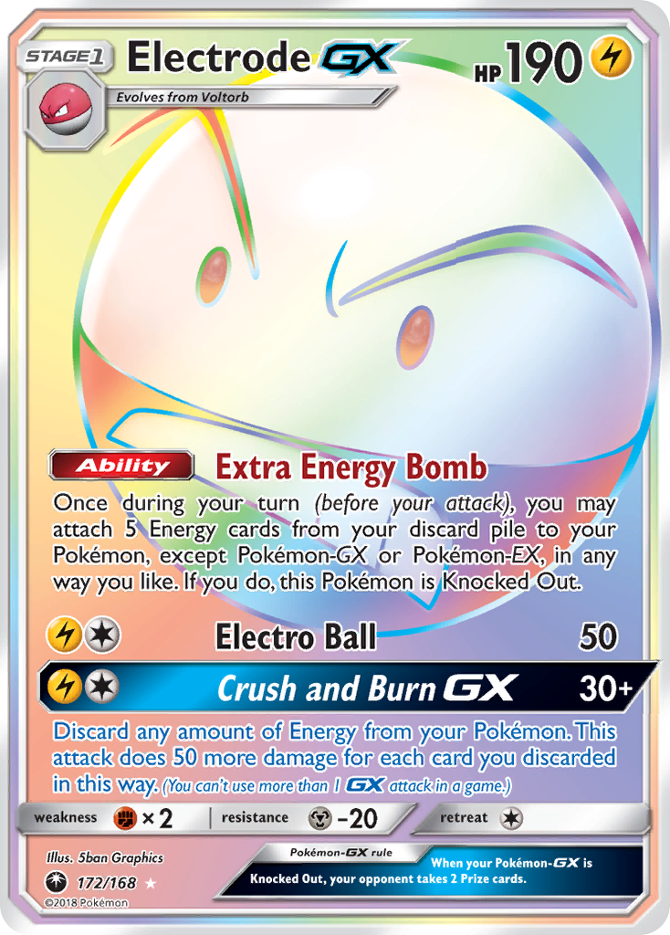 Electrode GX (172/168) [Sun & Moon: Celestial Storm] | Tables and Towers