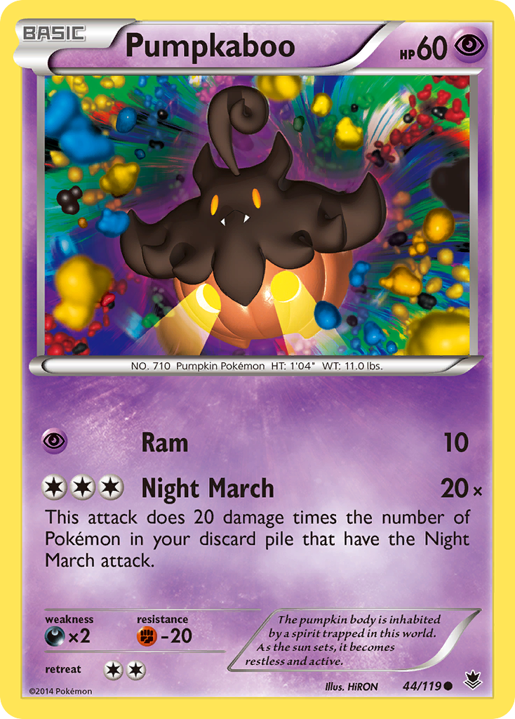 Pumpkaboo (44/119) [XY: Phantom Forces] | Tables and Towers