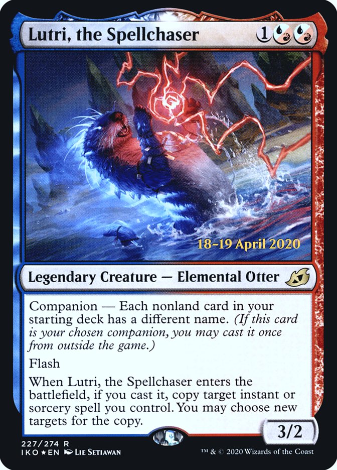 Lutri, the Spellchaser [Ikoria: Lair of Behemoths Prerelease Promos] | Tables and Towers