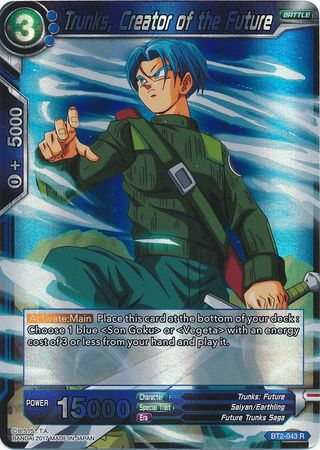 Trunks, Creator of the Future (BT2-043) [Union Force] | Tables and Towers