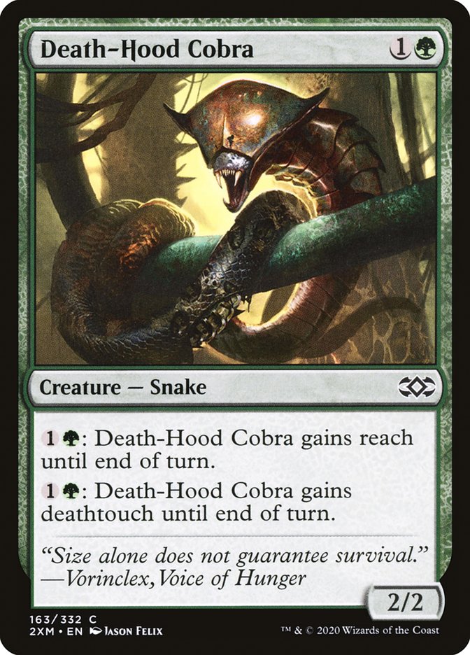 Death-Hood Cobra [Double Masters] | Tables and Towers