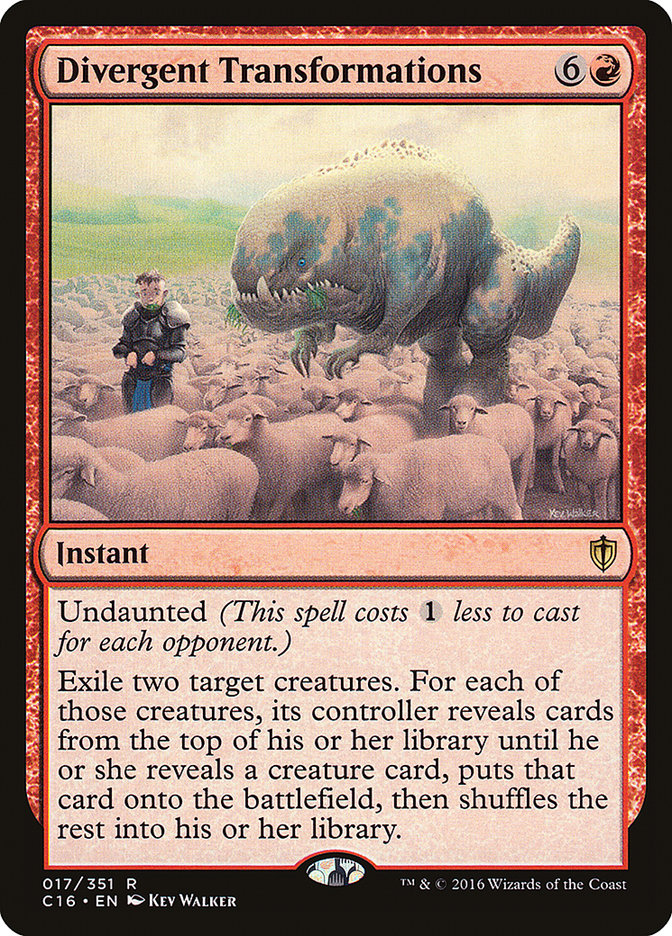 Divergent Transformations [Commander 2016] | Tables and Towers