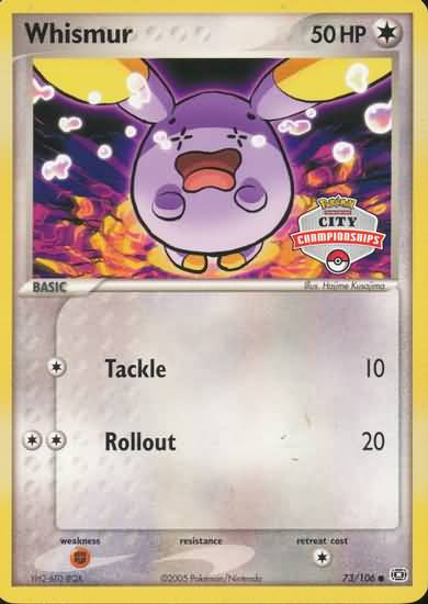 Whismur (73/106) (City Championship) [EX: Emerald] | Tables and Towers