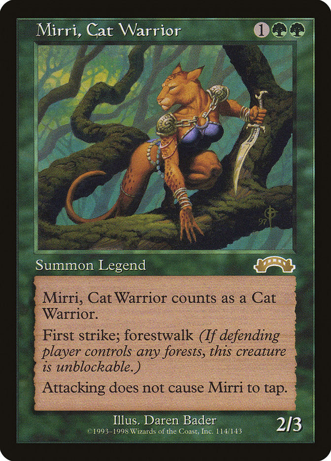 Mirri, Cat Warrior [Exodus] | Tables and Towers