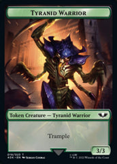 Tyranid (017) // Tyranid Warrior Double-Sided Token (Surge Foil) [Warhammer 40,000 Tokens] | Tables and Towers