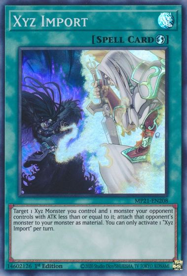 Xyz Import [MP21-EN208] Super Rare | Tables and Towers