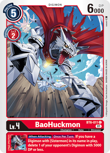 BaoHuckmon [BT6-011] [Double Diamond] | Tables and Towers