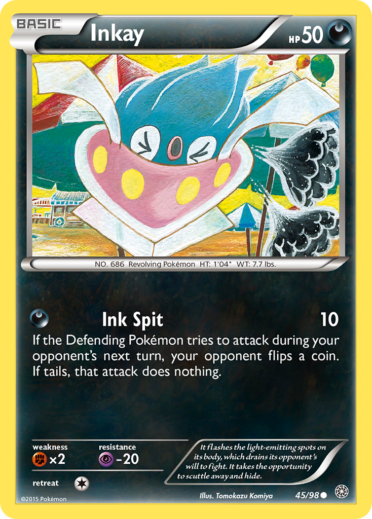 Inkay (45/98) [XY: Ancient Origins] | Tables and Towers