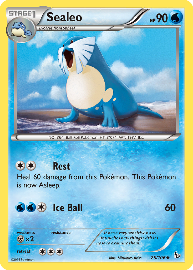 Sealeo (25/106) [XY: Flashfire] | Tables and Towers