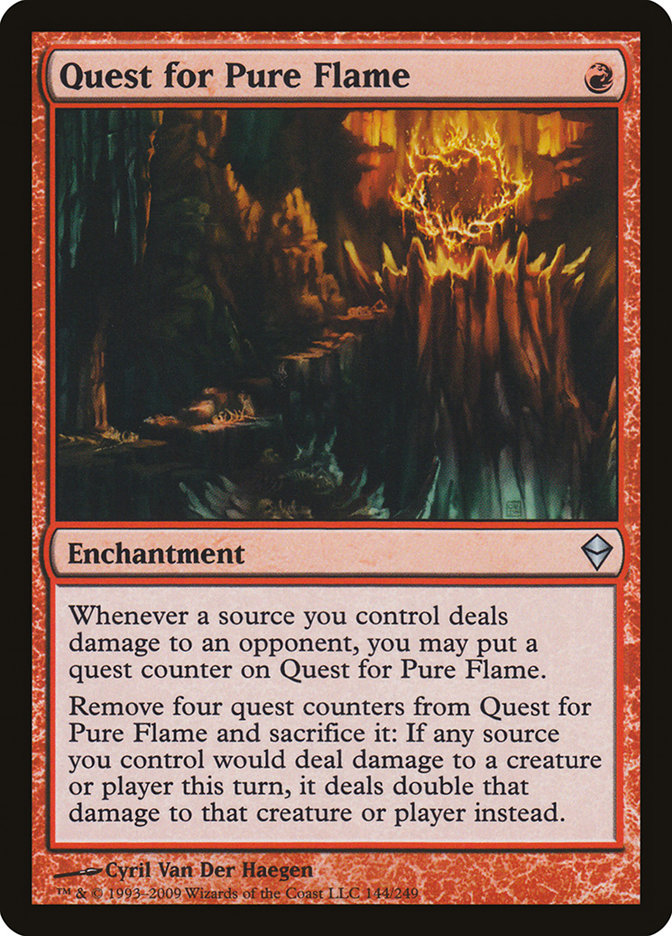 Quest for Pure Flame [Zendikar] | Tables and Towers