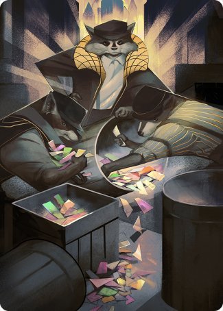 Masked Bandits Art Card [Streets of New Capenna Art Series] | Tables and Towers