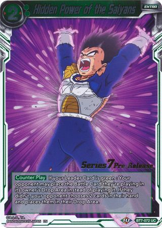 Hidden Power of the Saiyans (BT7-072_PR) [Assault of the Saiyans Prerelease Promos] | Tables and Towers