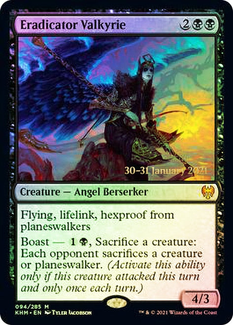 Eradicator Valkyrie [Kaldheim Prerelease Promos] | Tables and Towers