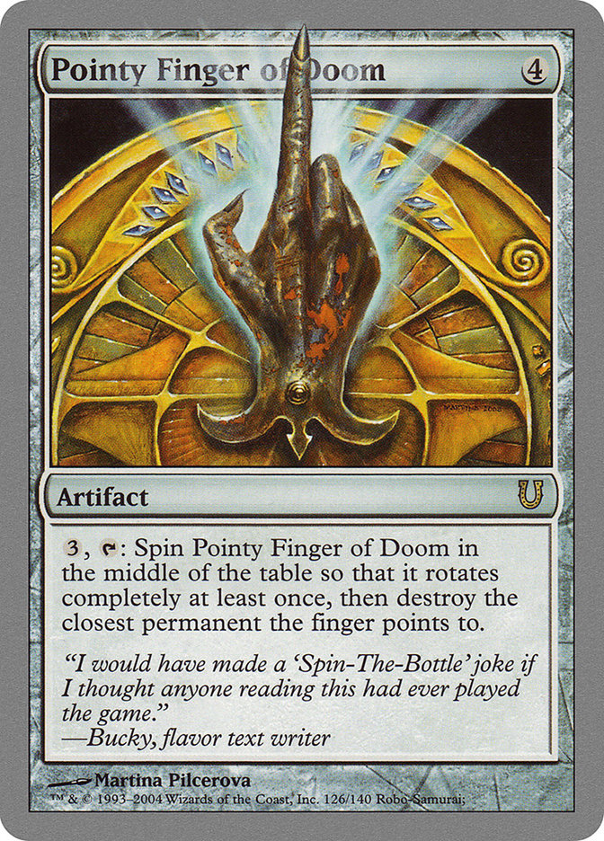 Pointy Finger of Doom [Unhinged] | Tables and Towers