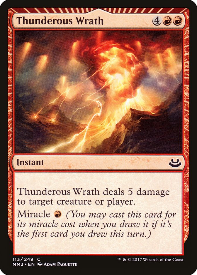 Thunderous Wrath [Modern Masters 2017] | Tables and Towers