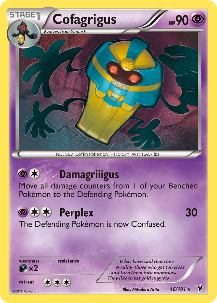 Cofagrigus (46/101) [Black & White: Noble Victories] | Tables and Towers