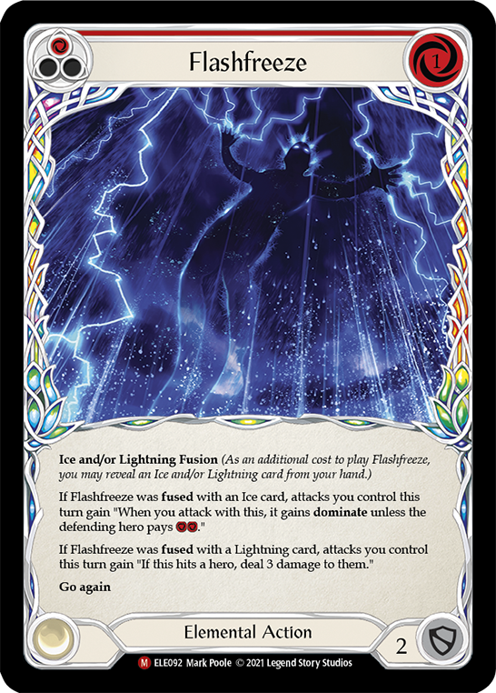 Flashfreeze [ELE092] (Tales of Aria)  1st Edition Normal | Tables and Towers