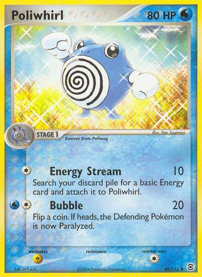 Poliwhirl (46/112) [EX: FireRed & LeafGreen] | Tables and Towers