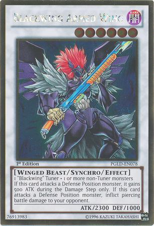 Blackwing Armed Wing [PGLD-EN078] Gold Rare | Tables and Towers