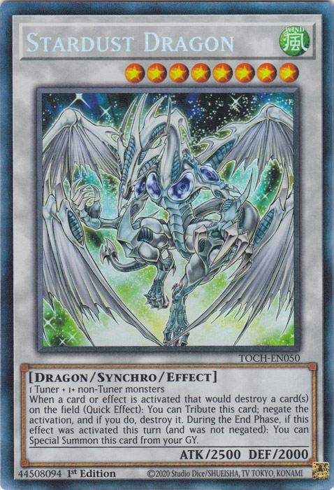 Stardust Dragon [TOCH-EN050] Collector's Rare | Tables and Towers