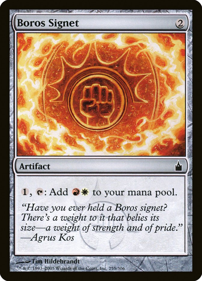 Boros Signet [Ravnica: City of Guilds] | Tables and Towers