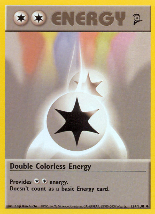 Double Colorless Energy (124/130) [Base Set 2] | Tables and Towers