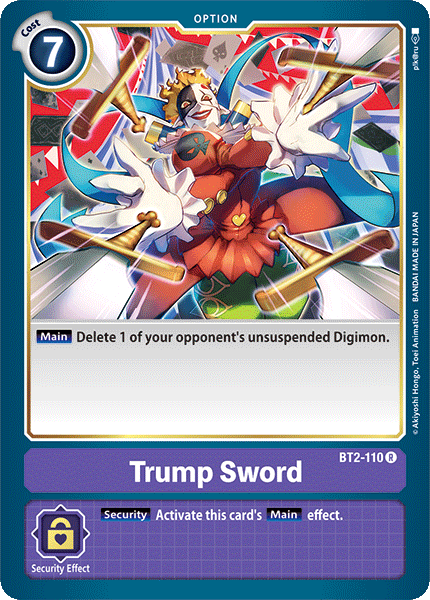 Trump Sword [BT2-110] [Release Special Booster Ver.1.0] | Tables and Towers