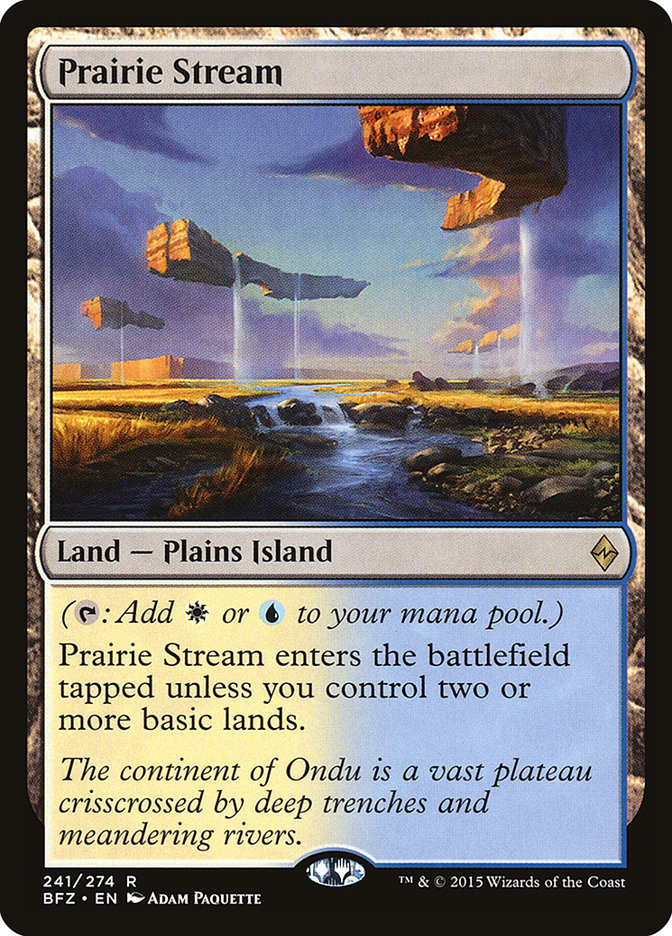 Prairie Stream [Battle for Zendikar] | Tables and Towers