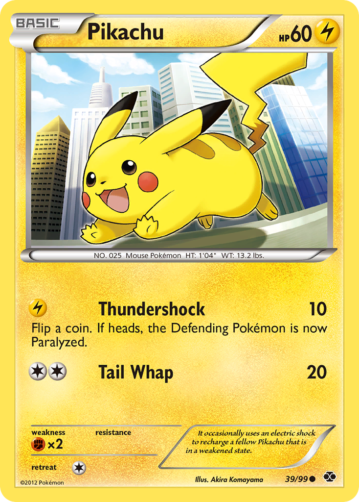 Pikachu (39/99) [Black & White: Next Destinies] | Tables and Towers