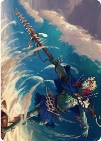 Tazeem Roilmage Art Card [Zendikar Rising Art Series] | Tables and Towers