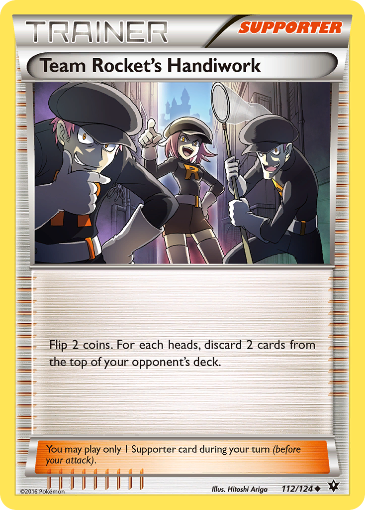 Team Rocket's Handiwork (112/124) [XY: Fates Collide] | Tables and Towers