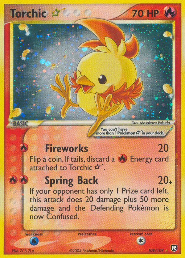 Torchic Star (108/109) [EX: Team Rocket Returns] | Tables and Towers