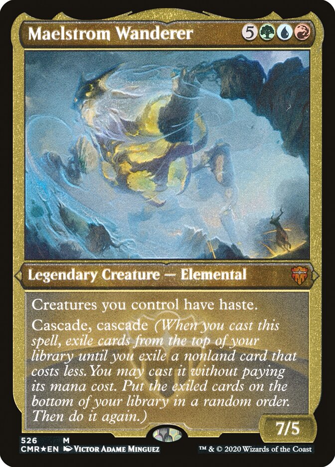 Maelstrom Wanderer (Etched) [Commander Legends] | Tables and Towers