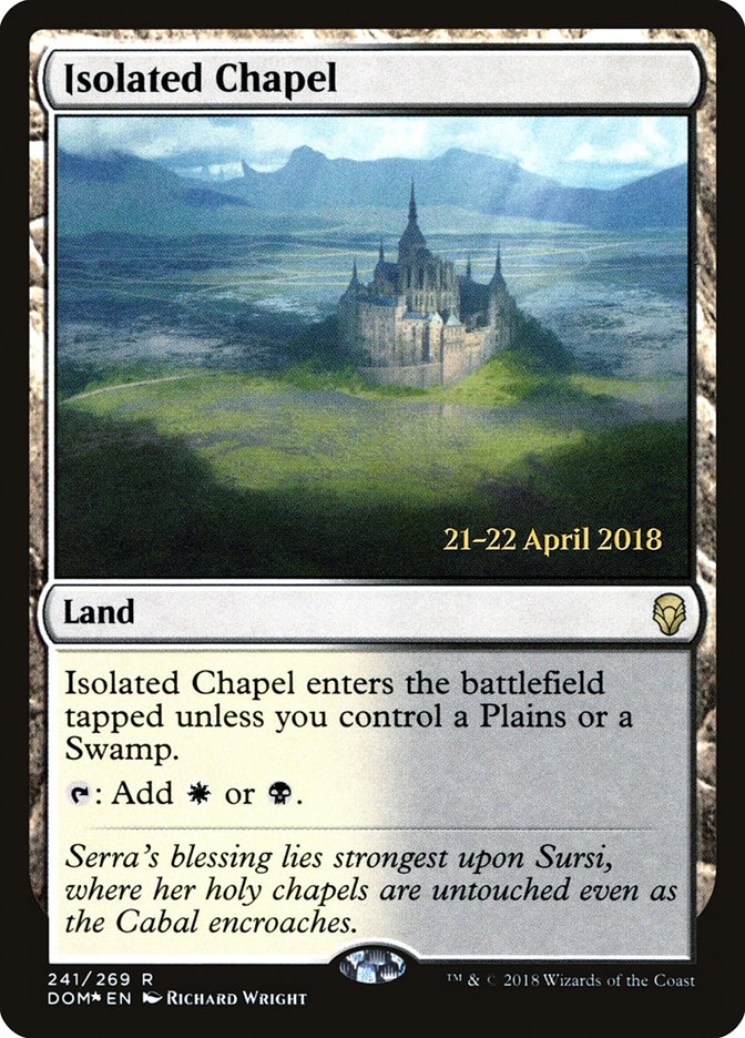 Isolated Chapel [Dominaria Prerelease Promos] | Tables and Towers