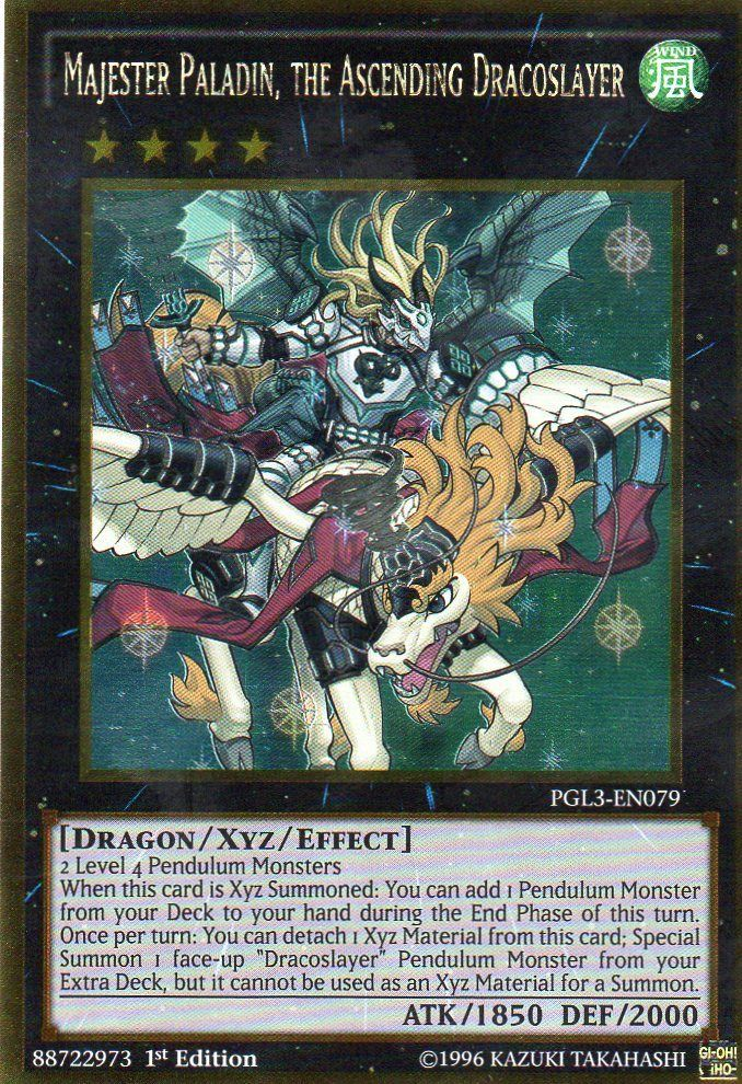 Majester Paladin, the Ascending Dracoslayer [PGL3-EN079] Gold Rare | Tables and Towers