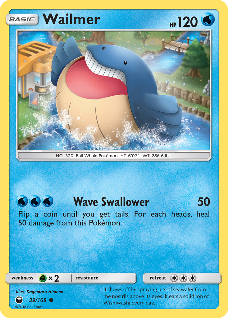 Wailmer (39/168) [Sun & Moon: Celestial Storm] | Tables and Towers