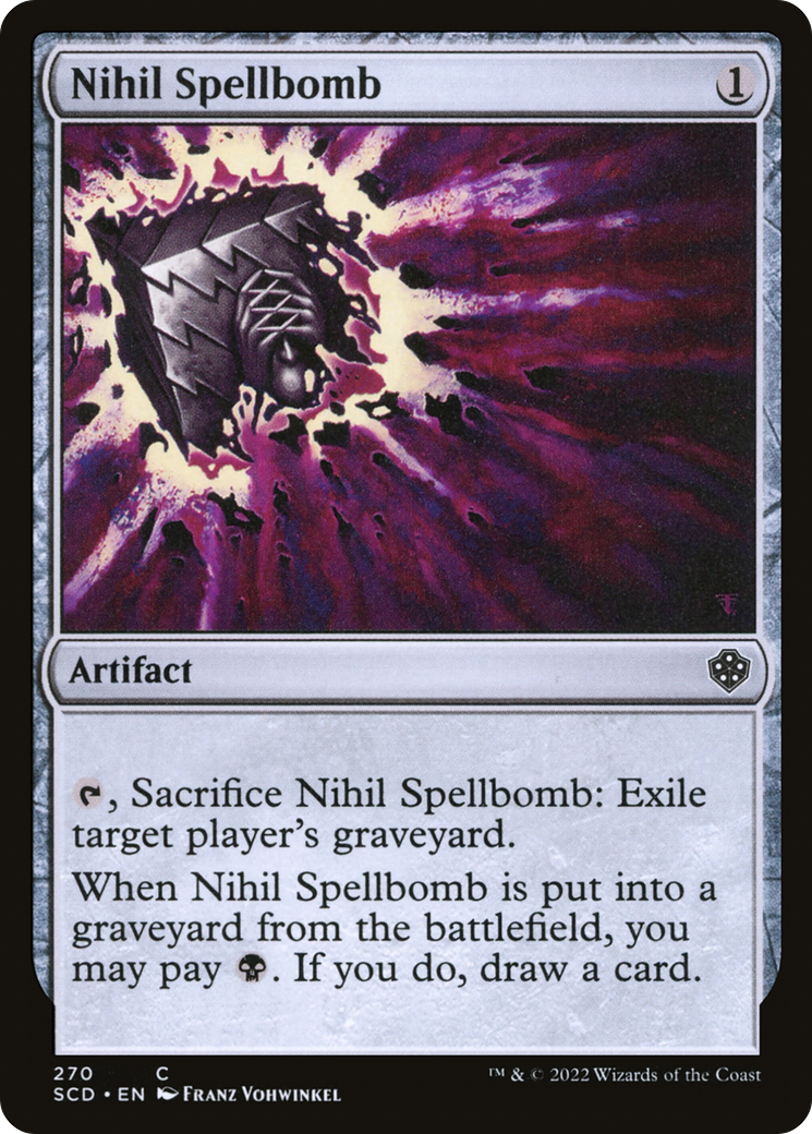 Nihil Spellbomb [Starter Commander Decks] | Tables and Towers