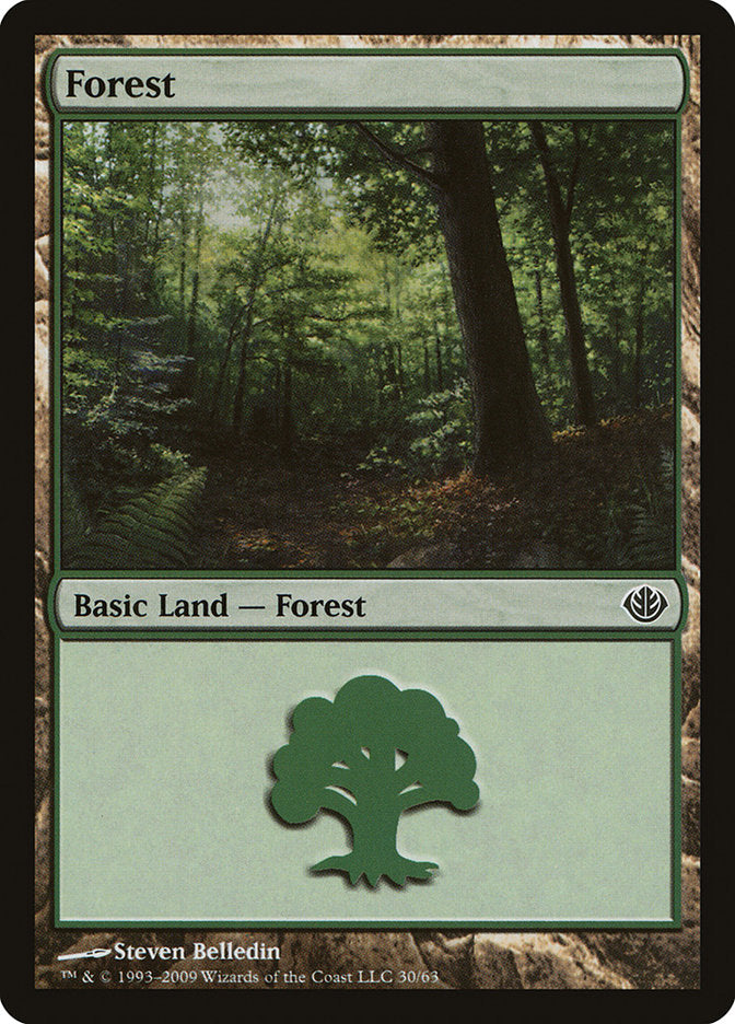 Forest (30) [Duel Decks: Garruk vs. Liliana] | Tables and Towers