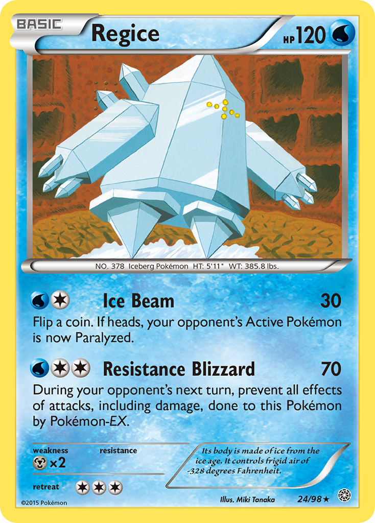 Regice (24/98) [XY: Ancient Origins] | Tables and Towers