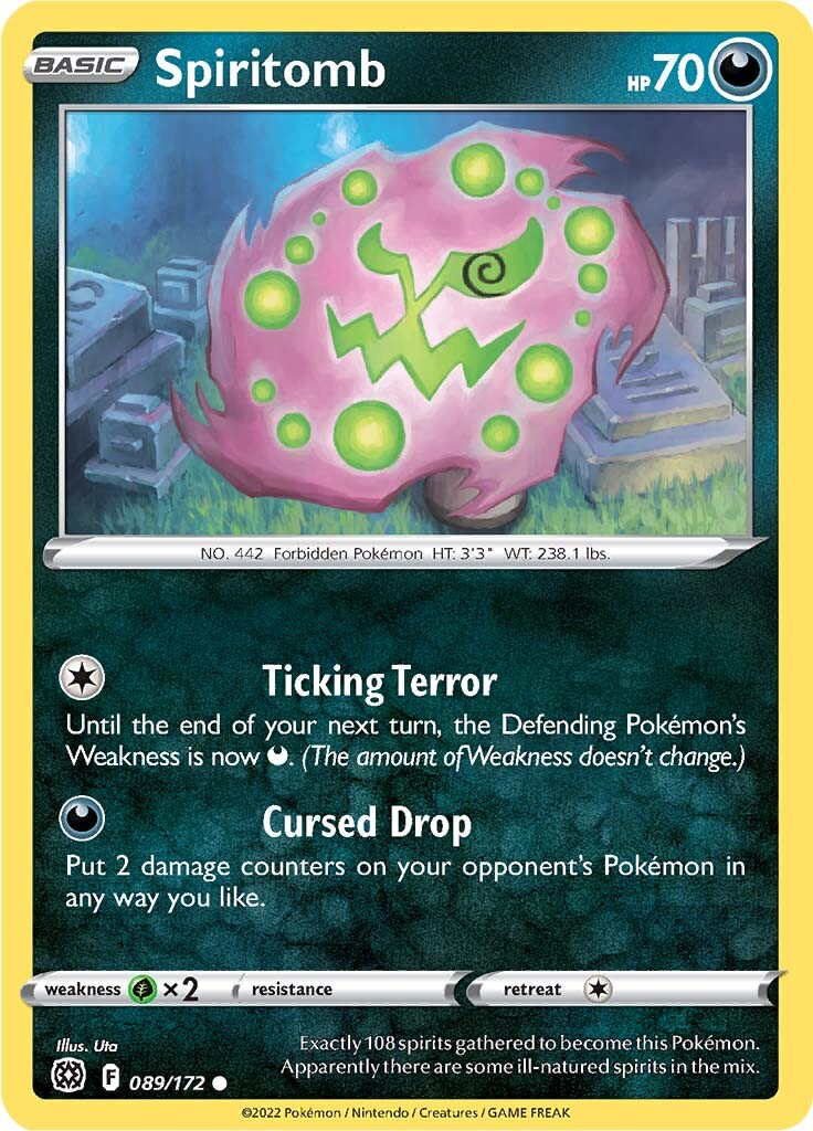 Spiritomb (089/172) [Sword & Shield: Brilliant Stars] | Tables and Towers