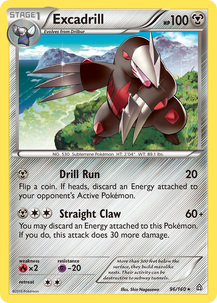 Excadrill (96/160) [XY: Primal Clash] | Tables and Towers