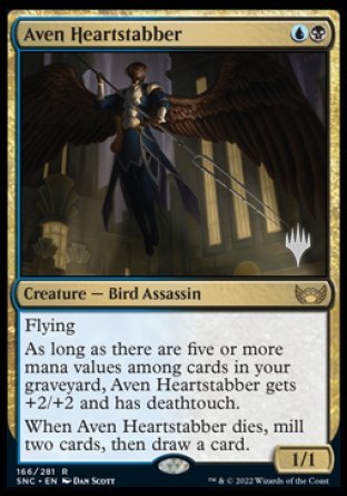 Aven Heartstabber (Promo Pack) [Streets of New Capenna Promos] | Tables and Towers