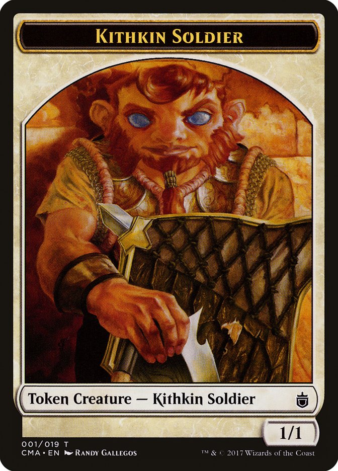 Kithkin Soldier Token [Commander Anthology Tokens] | Tables and Towers