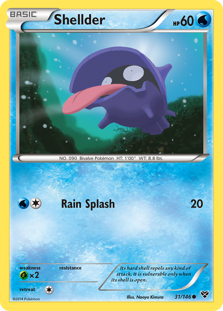 Shellder (31/146) [XY: Base Set] | Tables and Towers