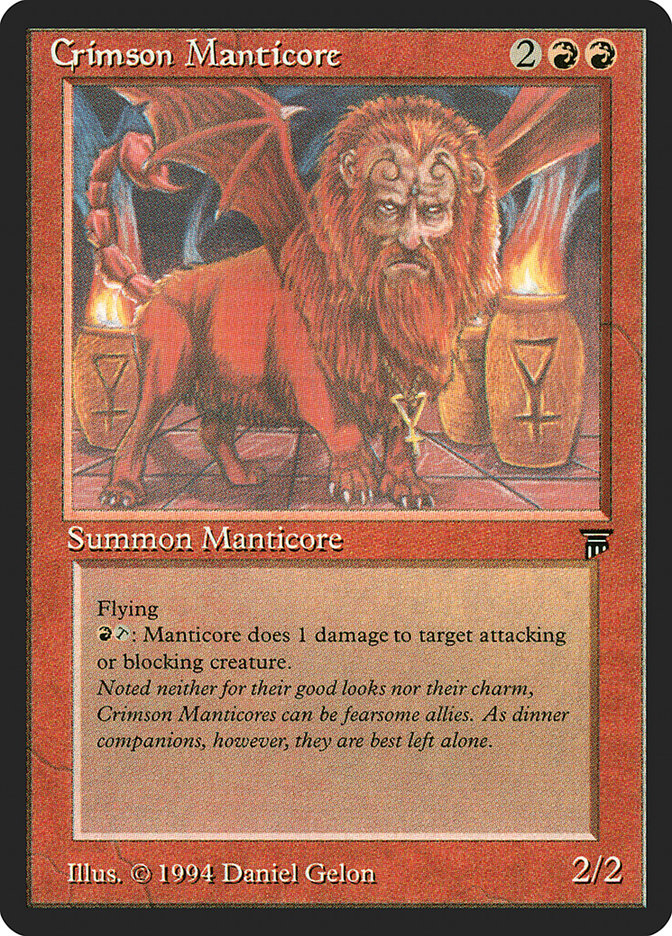 Crimson Manticore [Legends] | Tables and Towers